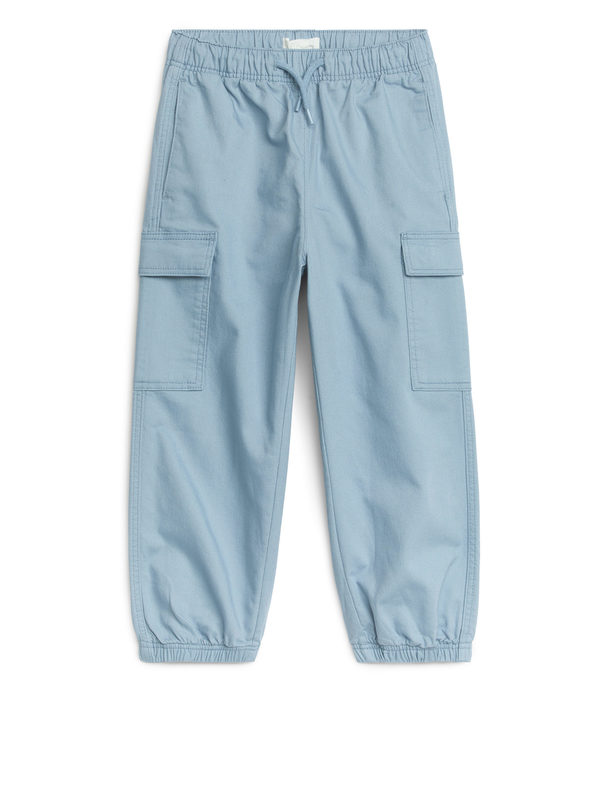 ARKET Cargo Trousers Blue