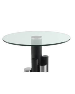 SideTable Ontario 225 silver / clear