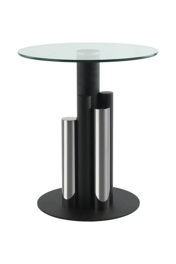 360Living Sidetable Ontario 225 Silver / Clear