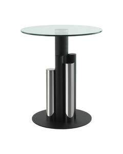 SideTable Ontario 225 silver / clear