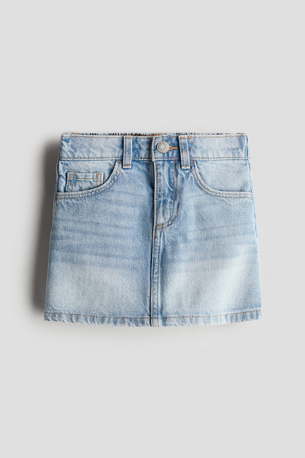 H&M Jeansrock Helles Denimblau