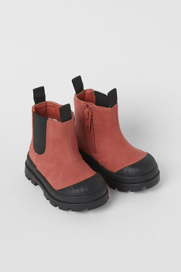 H&M Chelsea Boots Brick Red