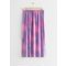 Crinkled Midi Skirt Purple Tie-dye