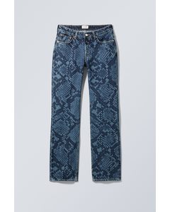 Pin Mid Straight Jeans Nobel Blue