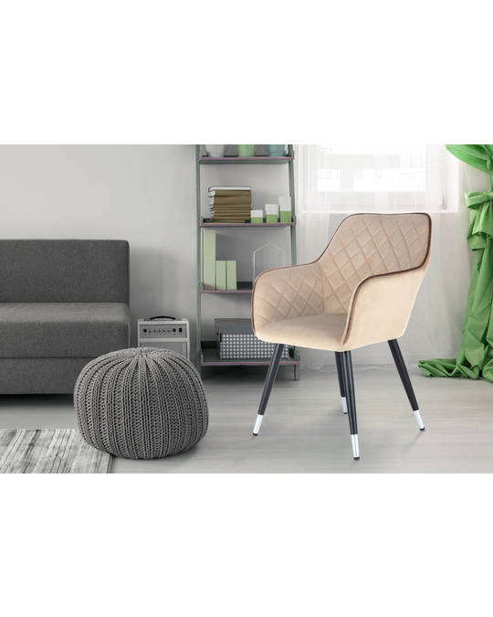 360Living Chair Amino 625 Beige / Brown