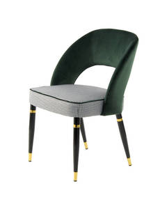Chair Courtney 525 2er-Set green / gold