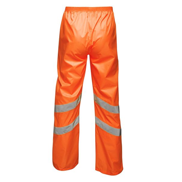 Regatta Regatta Unisex Hi Vis Pro Reflective Packaway Work Over Trousers