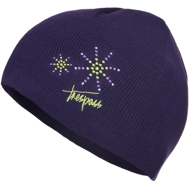 Trespass Trespass Childrens Girls Sparkle Knitted Beanie Hat