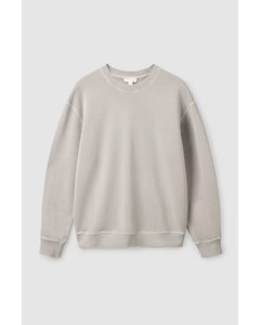 Relaxed Fit Sweatshirt Light Grey