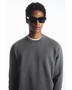 Relaxed-fit Sweatshirt Washed Black
