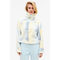 Faux Fleece Half-zip Sweater Faded Blue And Yellow