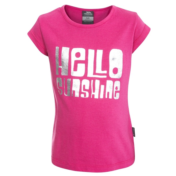 Trespass Trespass Kinder / Mädchen T-Shirt Hello Sunshine, kurzärmlig