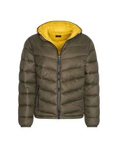 Cappuccino Italia Hooded Winter Jacket Army Gron