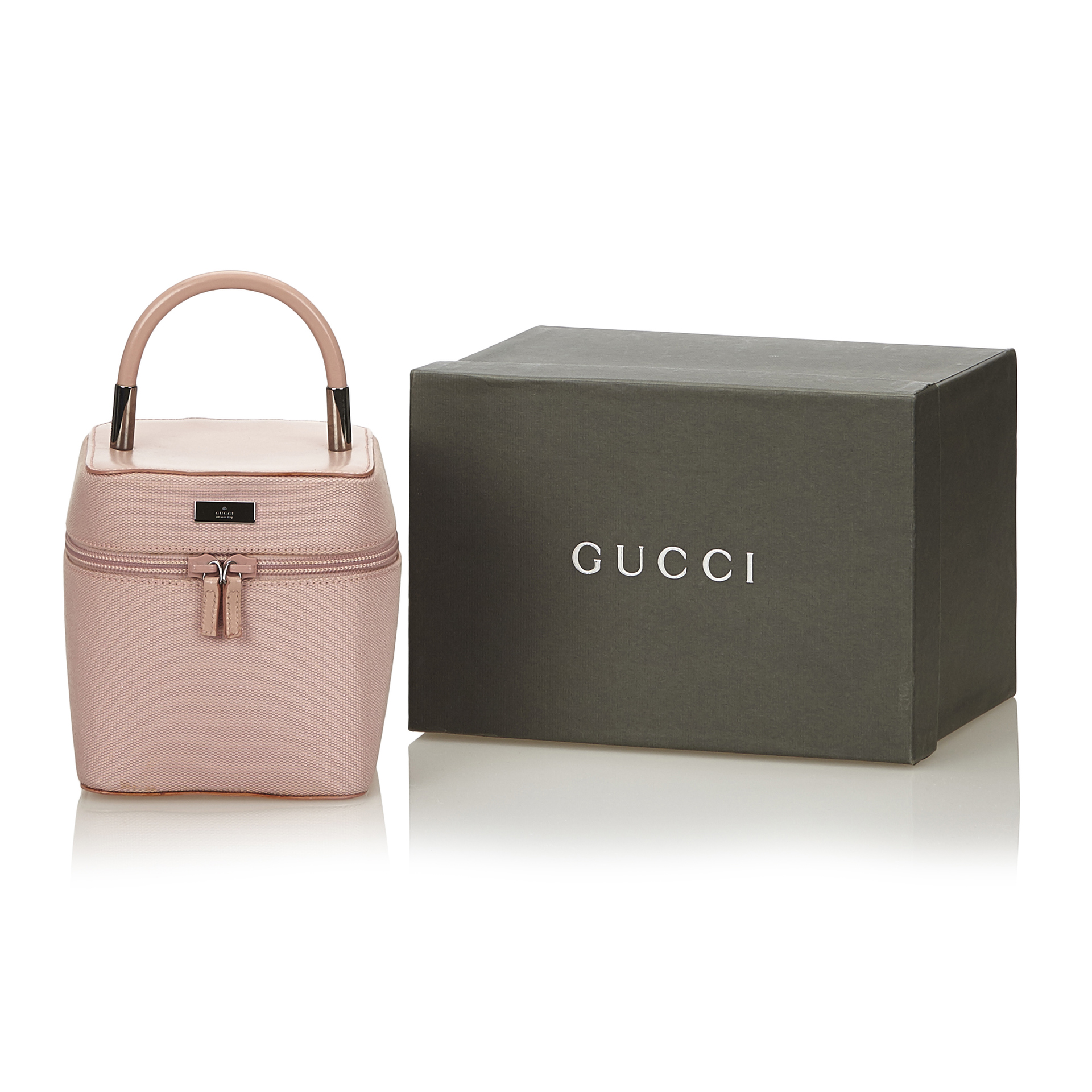 Gucci Chemical Fiber Vanity Bag Pink [COLOR] - För [MIN_PRICE