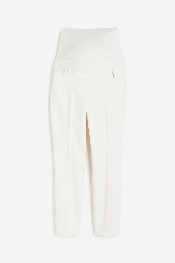 H&M Mama Tailored Trousers White