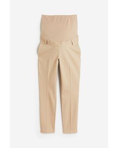 Mama Tailored Trousers Beige