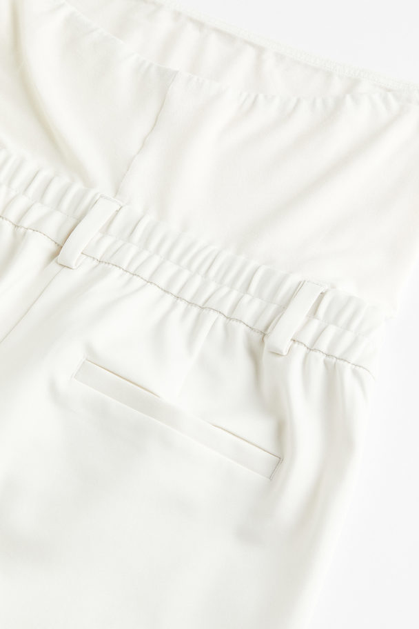 H&M Mama Tailored Trousers White