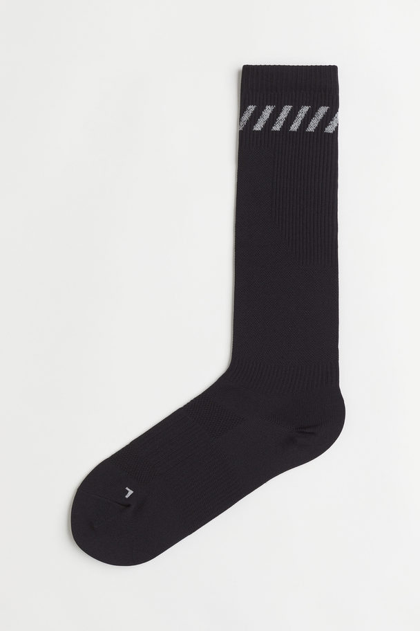 H&M Fast-drying Sports Socks Black