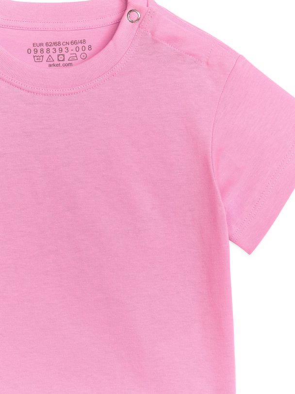 ARKET Kortærmet T-shirt Pink