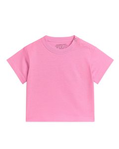 T-shirt Met Korte Mouwen Roze