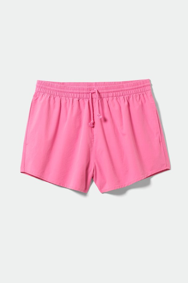 Weekday Tyler Cotton Shorts Pink