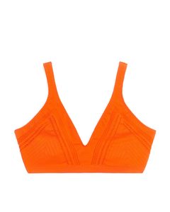 Sømløs Bikinitop Orange