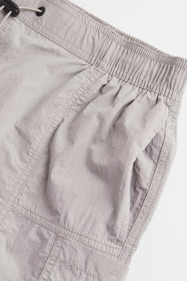 H&M Leg-pocket Swim Shorts Light Grey
