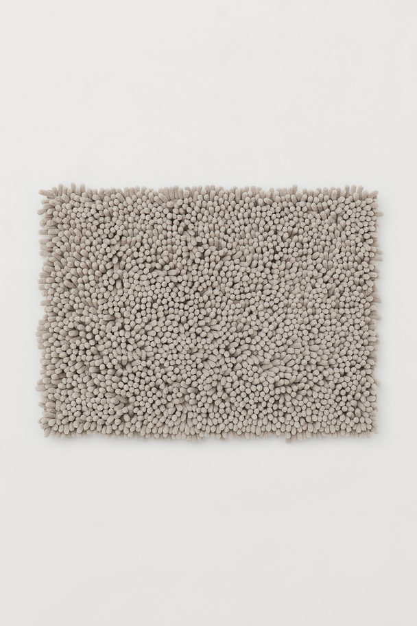 H&M HOME Deep-pile Bath Mat Greige