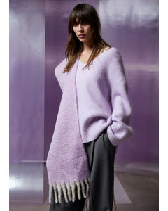 Relaxed Knit Jumper Lilac