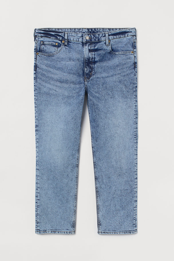 H&M H&M+ Vintage Slim Ankle Jeans Blau/Washed out