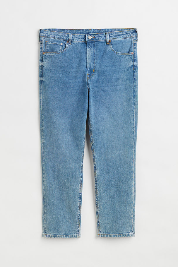 H&M H&m+ Vintage Slim Ankle Jeans Denimblauw