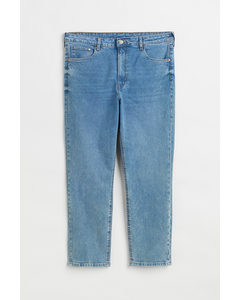 H&m+ Vintage Slim Ankle Jeans Denimblauw