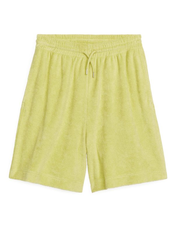 ARKET Towelling Shorts Yellow