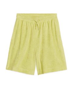 Towelling Shorts Yellow