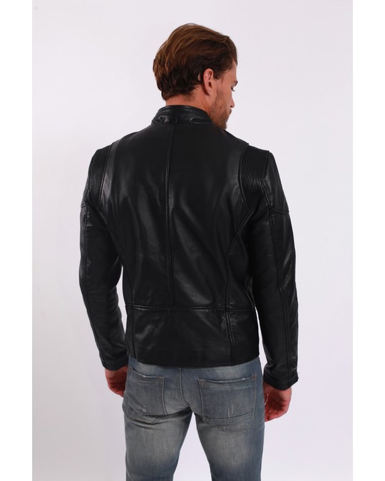 Lee Cooper Bacchus Leather Biker Jacket