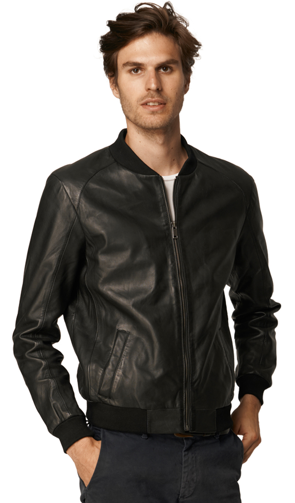Lee Cooper Boyan Leather Jacket