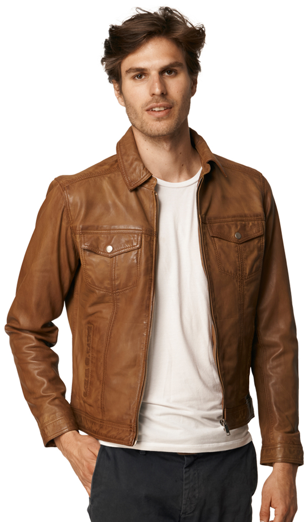 Lee Cooper Brayton Leather Jacket