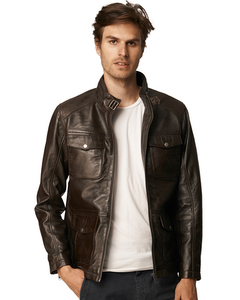 Bredan Long Leather Jacket