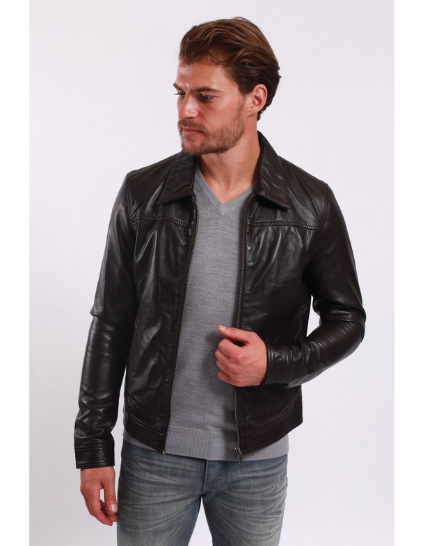 Lee Cooper Leather Jacket Briag