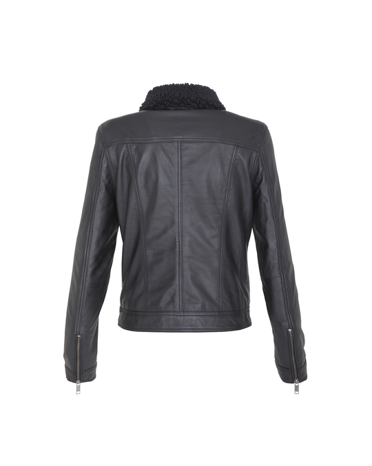 Lee Cooper Basma Leather Jacket