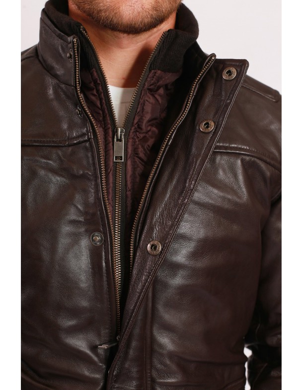 Lee Cooper Leather Jacket Baudouin