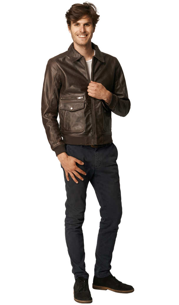 Lee Cooper Bernard Leather Jacket