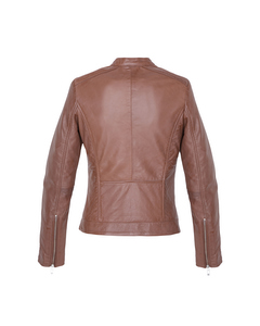 Berthille Zipped Leather Jacket