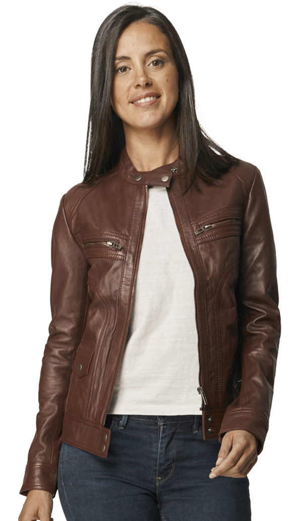Lee Cooper Bethanie Leather Jacket