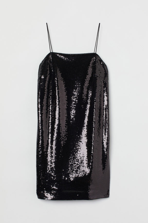H&M Sequined Dress Black