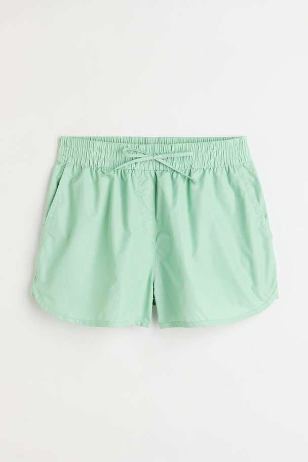 H&M Pull-on Shorts Mint Green