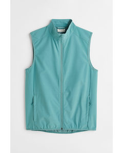 Water-repellent Running Vest Turquoise