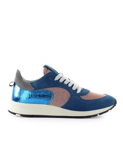 Philippe Model Montecarlo Glitter Mix Blue Lilac Sneaker