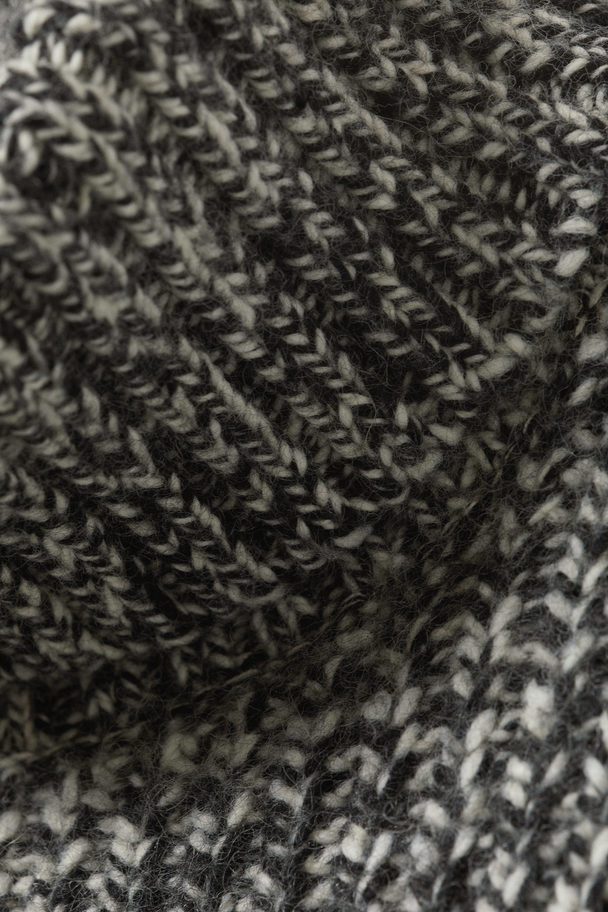 Weekday Cypher Wool Blend Turtleneck Sweater Mole Melange