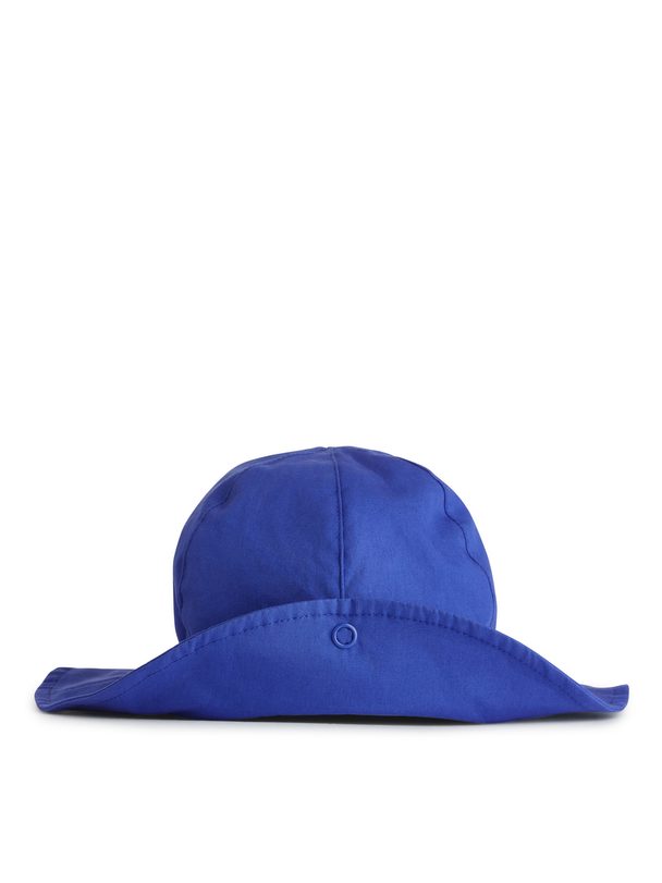 ARKET Poplin Sun Hat Blue